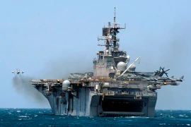Mỹ triển khai tàu chiến đến vùng biển ngoài khơi Libya