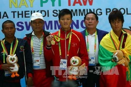 Bơi lội là mỏ vàng của đoàn Việt Nam ở Para Games 7