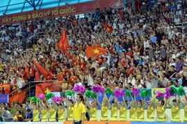 [Photo] Tuyển bóng chuyền nữ Việt Nam khiến khán giả vỡ òa