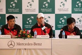 Tuyển Davis Cup Việt Nam tự tin trước trận gặp Pakistan