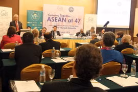 Diễn đàn ''ASEAN 47 năm: Cùng lớn mạnh'' thu hút sự quan tâm