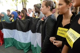 Tuần hành tại Pháp kêu gọi hòa bình ở khu vực Trung Đông 