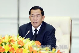 Thủ tướng Campuchia Hun Sen. (Nguồn: AFP/TTXVN)