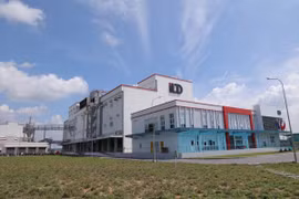Toàn cảnh nhà máy công ty Trách nhiệm hữu hạn ILD Coffee Việt Nam do 2 doanh nghiệp châu Âu là Louis Dreyfus Company (LDC) và Instanta Sp.zo.o. (Instanta) đầu tư. (Ảnh: Huyền Trang TTXVN)