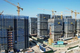 Một dự án xây dựng ở Trung Quốc. (Nguồn: AFP)