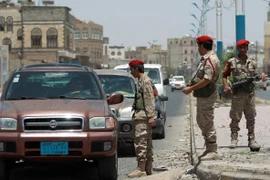 Binh sỹ Yemen tại thủ đô Sanaa. (Ảnh: AFP/TTXVN)
