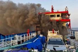 Hiện trường vụ cháy. (Nguồn: Bangkok Post)