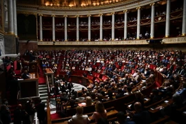 Toàn cảnh một phiên họp Quốc hội Pháp tại Paris. (Ảnh: AFP/TTXVN)