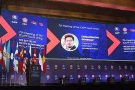 Cuộc gặp Tổ chức Thanh niên ICAPP lần thứ 7 do Đảng Nhân dân Mông Cổ cầm quyền đăng cai tổ chức. (Nguồn: AKIpress News Agency)
