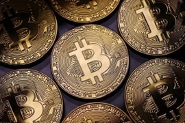 Đồng tiền điện tử Bitcoin. (Ảnh: Getty Images/TTXVN)