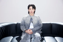 Thành viên Jungkook của nhóm nhạc Hàn Quốc BTS. (Ảnh: Yonhap/TTXVN)