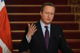 Ngoại trưởng Anh David Cameron. (Ảnh: AFP/TTXVN)