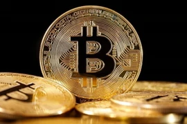 Đồng tiền điện tử Bitcoin. (Ảnh: Getty Images/TTXVN)