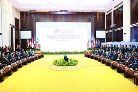 Phiên đối thoại với đại diện Đại hội đồng Liên nghị viện ASEAN (AIPA). (Ảnh: Dương Giang/TTXVN)