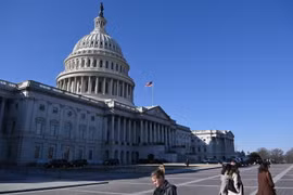 Tòa nhà Quốc hội Mỹ tại Washington, DC. (Ảnh: AFP/TTXVN)