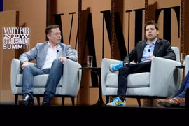 Tỷ phú Elon Musk và CEO Sam Altman. (Nguồn: Getty Images)
