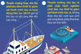 Thuyền trưởng, chủ tàu cá phải chấp hành nghiêm cảnh báo của thiết bị giám sát