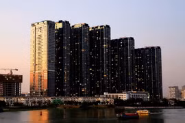 Khu đô thị sinh thái Vinhomes Golden River. (Ảnh: Hồng Đạt/TTXVN)