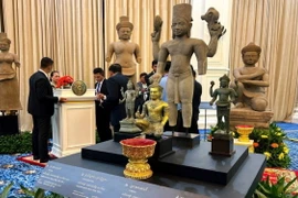 Cổ vật bị đánh cắp đã được các nhà sưu tầm và bảo tàng ở Mỹ trao trả. (Ảnh: Reuters)