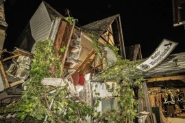 Hiện trường vụ việc. (Ảnh: AP)