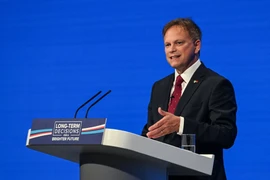 Bộ trưởng Quốc phòng Anh Grant Shapps. (Ảnh: AFP/TTXVN)