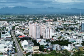 Nhà ở, chung cư được xây dựng mới ở Khu đô thị mới Đông Bắc, thành phố Phan Rang - Tháp Chàm (Ninh Thuận). (Ảnh: Nguyễn Thành/TTXVN)