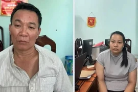 Các đối tượng trong vụ việc. (Ảnh: Công an cung cấp