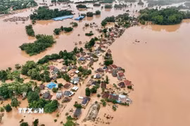 Thiên tai năm 2024 đã làm 514 người chết, mất tích, 2.207 người bị thương. Thiệt hại về kinh tế ước tính khoảng 88.748 tỷ đồng. (Ảnh: TTXVN)
