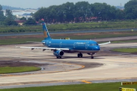 Máy bay của Vietnam Airlines. (Ảnh: Huy Hùng /TTXVN)