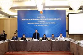 Trợ lý Bộ trưởng Ngoại giao, Phó Trưởng Ban Tổ chức Hội nghị WEF ASEAN 2018 Nguyễn Văn Thảo chủ trì tọa đàm. (Ảnh: Văn Điệp/TTXVN)