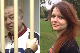 Ông Skripal và con gái Yulia. (Nguồn: Sky News)