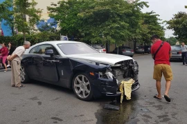 Hiện trường vụ tai nạn. (Ảnh: Nguyễn Văn Cảnh/TTXVN)