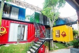 Một góc Why not hostel. (Ảnh: Võ Dung/TTXVN)