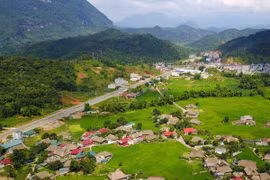 Một góc thành phố Hà Giang. (Ảnh: Thành Đạt/TTXVN)