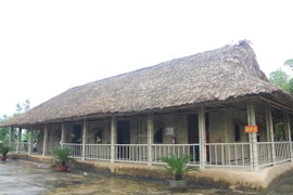 Di tích Hội trường nơi diễn ra Lễ trình Quốc thư đầu tiên của Việt Nam mới được đầu tư tôn tạo. (Ảnh: Hoàng Nguyên/TTXVN)