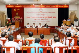 Toàn cảnh buổi gặp mặt. (Ảnh: Nguyễn Dân/TTXVN)