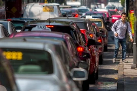 Đường phố ở thủ đô Mexico City. (Nguồn: AFP/TTXVN)