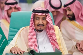 Quốc vương Arabia Salman bin Abdulaziz tại cuộc họp ở Mecca ngày 11/6. Ảnh: (Nguồn: AFP/TTXVN)