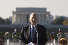 Ông John McCain trong một sự kiện ở Washington. (Nguồn: AP/TTXVN)