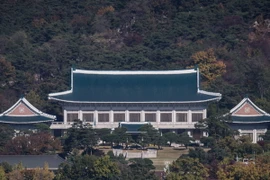 Toàn cảnh Phủ Tổng thống Hàn Quốc (Nhà Xanh) ở Seoul ngày 1/11/2016. (Nguồn: AFP/TTXVN)