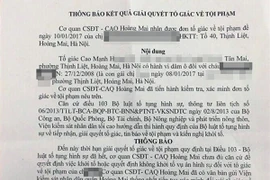 Yêu cầu Hà Nội khẩn trương xác minh vụ xâm hại trẻ em ở quận Hoàng Mai