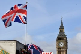 Khu vực tòa nhà Quốc hội Anh ở London ngày 6/3. (Nguồn: AFP/TTXVN)