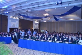 Quang cảnh hội nghị. (Ảnh: Trần Chí Hùng-Phan Minh Hưng-Danh Chanh Đa/TTXVN)