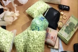 Tang vật ma túy được thu giữ. (Ảnh: Tuấn Anh/TTXVN)