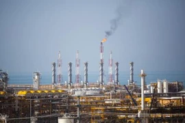 Một mỏ khí đốt tại Iran. (Nguồn: AFP)