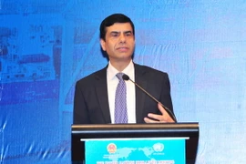 Ông Gyan Chandra Acharya, Phó Tổng Thư ký Liên hợp quốc, Đại diện cao cấp Cơ quan Đại diện cao cấp về Nhóm các nước kém phát triển, các nước đang phát triển không có biển và các nước đảo nhỏ đang phát triển (UN-OHRLLS). (Ảnh: Nguyễn Khang/TTXVN)