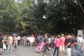 Hiện trường nơi xảy ra vụ việc đáng tiếc. (Ảnh: CTV)