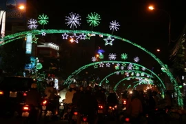  Đường phố Đà Nẵng. (Ảnh: Văn Sơn/TTXVN)