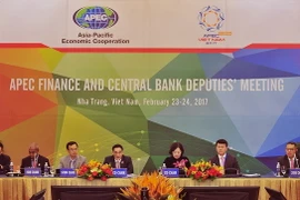 Ông Trần Xuân Hà - Thứ trưởng Bộ Tài chính Việt Nam phát biểu khai mạc hội nghị. (Ảnh: Nguyễn Khang/TTXVN)