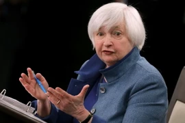 Chủ tịch Fed Janet Yellen tại một sự kiện ở Washington, DC. (Nguồn: AFP/TTXVN)